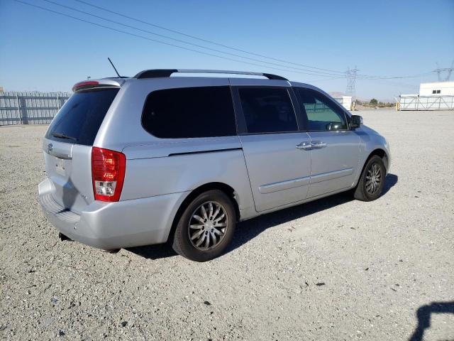 KNDMH4C71B6372621 - 2011 KIA SEDONA EX SILVER photo 3