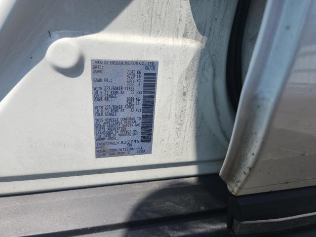 5N1AT2MV1JC822735 - 2018 NISSAN ROGUE S 白色 照片 13