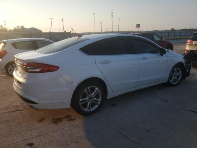 3FA6P0H76JR257937 - 2018 FORD FUSION SE Weiß Foto 3