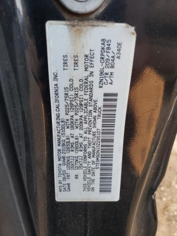 5TESM92N13Z295107 - 2003 TOYOTA TACOMA XTRACAB PRERUNNER 黑色 照片 12