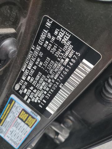 5XYKUDA74FG614875 - 2015 KIA SORENTO EX CHARCOAL photo 12