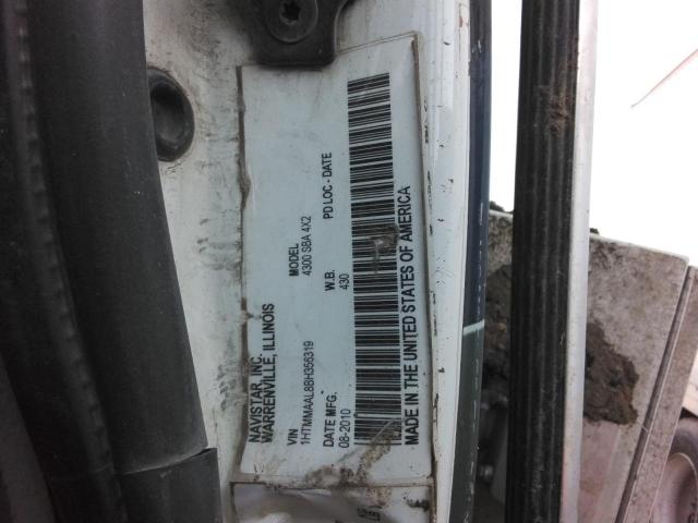 1HTMMAAL8BH356319 - 2011 INTERNATIONAL 4000 4300 WHITE photo 12