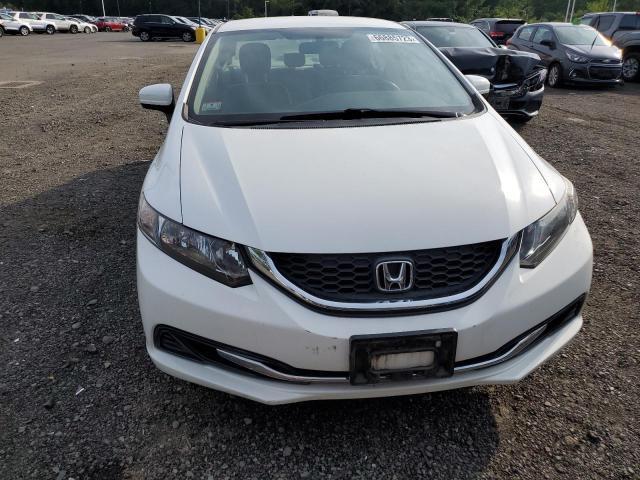 19XFB2F51FE298190 - 2015 HONDA CIVIC LX WHITE photo 5