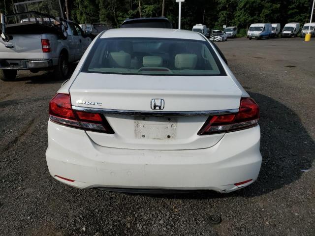 19XFB2F51FE298190 - 2015 HONDA CIVIC LX WHITE photo 6