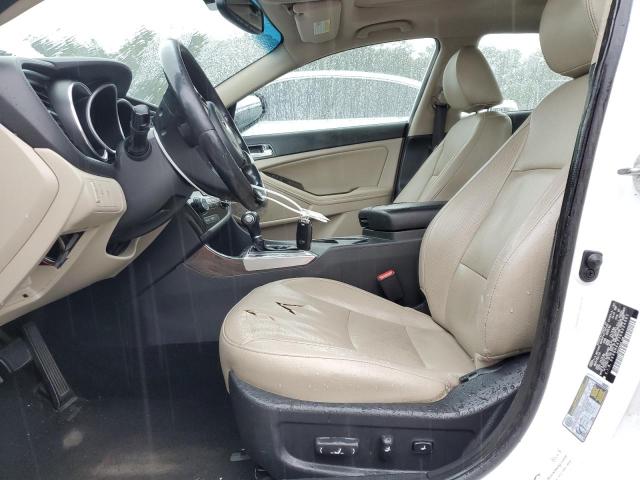 5XXGN4A77EG324961 - 2014 KIA OPTIMA EX WHITE photo 7