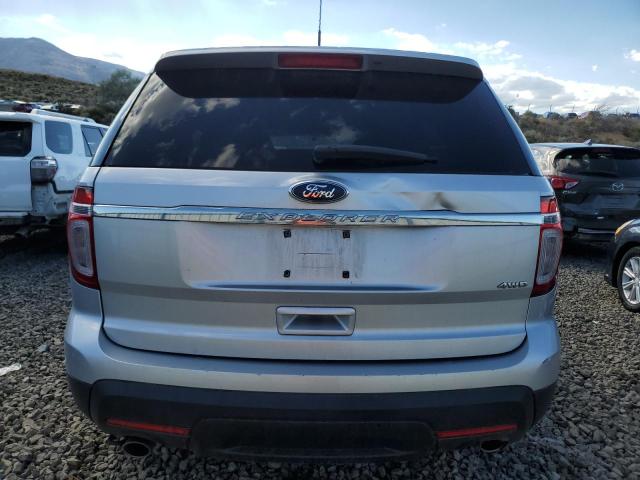 1FM5K8B8XDGB40289 - 2013 FORD EXPLORER SILVER photo 6