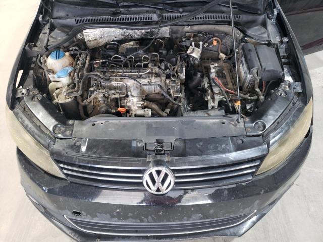 3VW3L7AJ2DM292383 - 2013 VOLKSWAGEN JETTA TDI Siyah fotoğraf 11