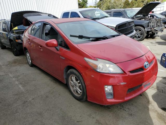 JTDKN3DU5A1222375 - 2010 TOYOTA PRIUS RED photo 4