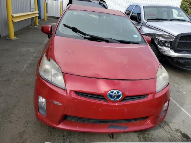 JTDKN3DU5A1222375 - 2010 TOYOTA PRIUS RED photo 5