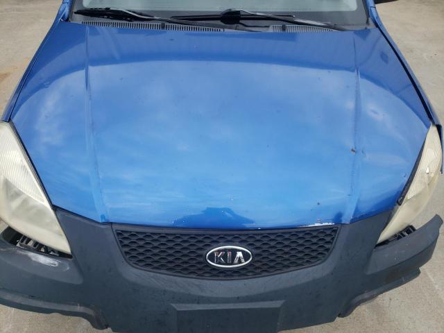 KNADE243296544302 - 2009 KIA RIO 5 SX BLUE photo 11