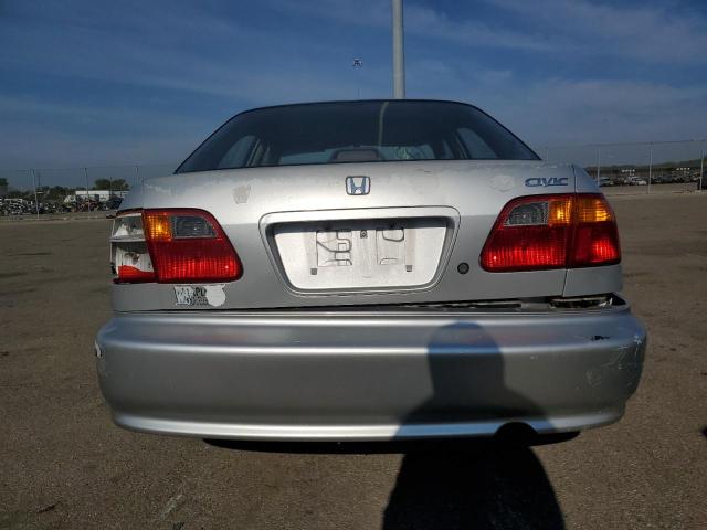 2HGEJ6611YH567624 - 2000 HONDA CIVIC BASE SILVER photo 6