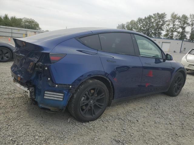 5YJYGAEE0MF150433 - 2021 TESLA MODEL Y BLUE photo 3