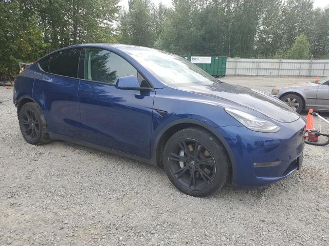5YJYGAEE0MF150433 - 2021 TESLA MODEL Y BLUE photo 4