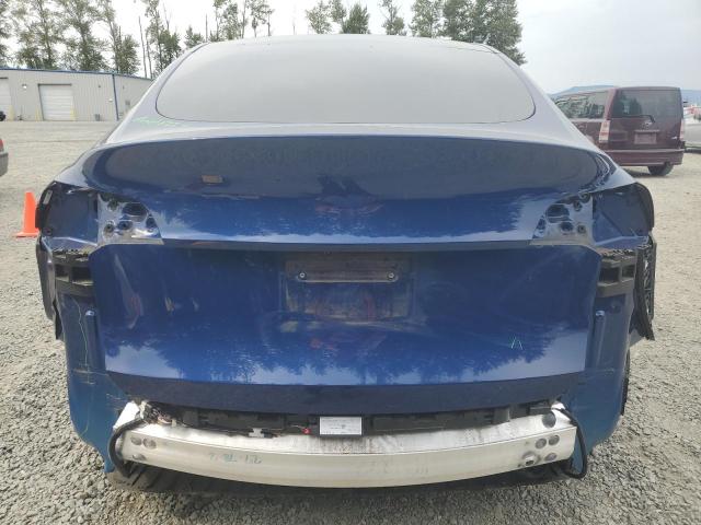 5YJYGAEE0MF150433 - 2021 TESLA MODEL Y BLUE photo 6