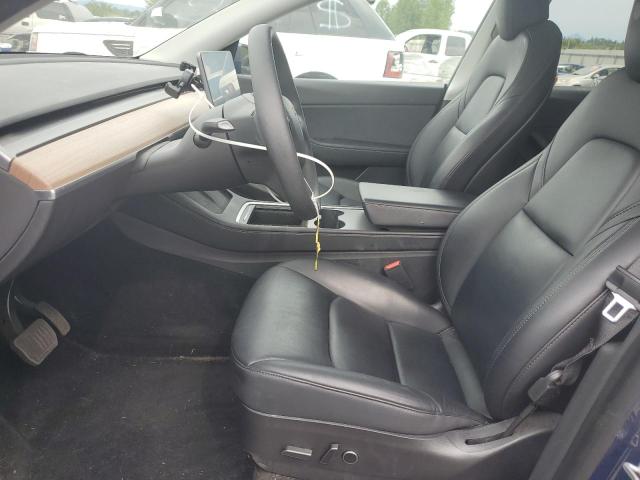 5YJYGAEE0MF150433 - 2021 TESLA MODEL Y BLUE photo 7