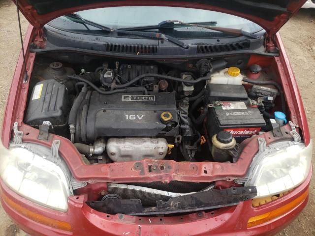 KL1TD66667B756406 - 2007 CHEVROLET AVEO BASE Qırmızı foto 11
