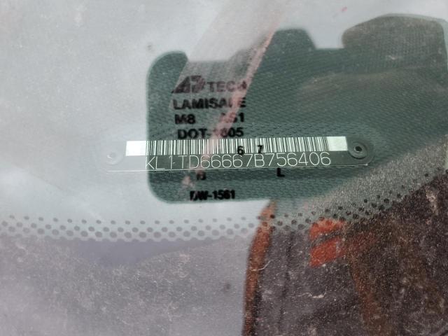 KL1TD66667B756406 - 2007 CHEVROLET AVEO BASE Qırmızı foto 12