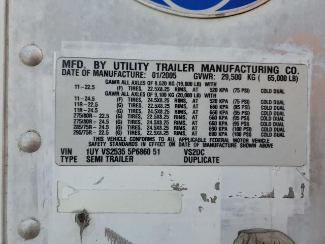 1UYVS25355P686051 - 2005 UTILITY TRAILER Mavi foto 10