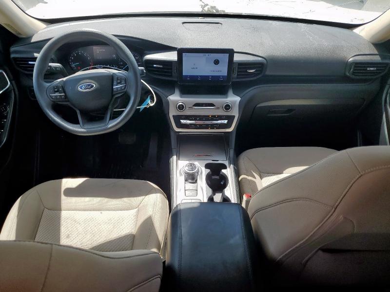 1FMSK7BH2MGA40121 - 2021 FORD EXPLORER WHITE photo 8