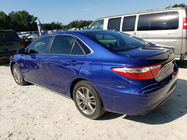 4T1BF1FK2GU573437 - 2016 TOYOTA CAMRY LE BLUE photo 2