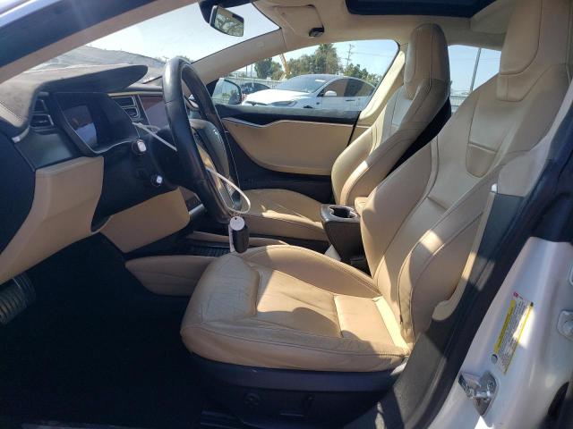 5YJSA1E44FF119199 - 2015 TESLA MODEL S თეთრი ფოტო 7