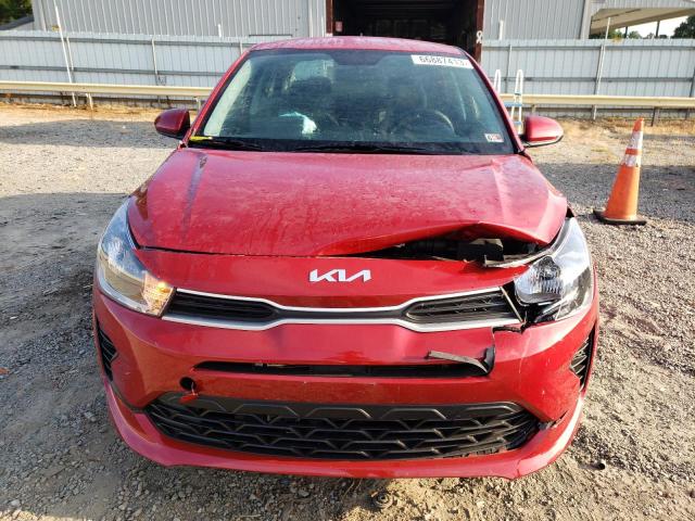 3KPA24AD2PE577315 - 2023 KIA RIO LX RED photo 5