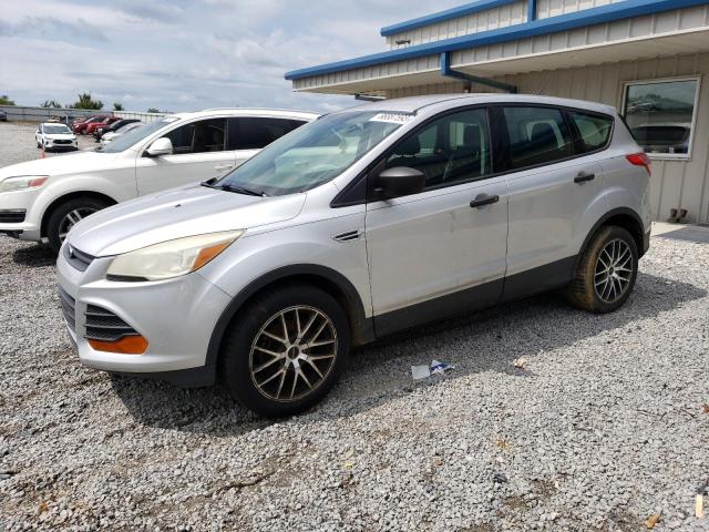 1FMCU0F74EUE09880 - 2014 FORD ESCAPE S SILVER photo 1