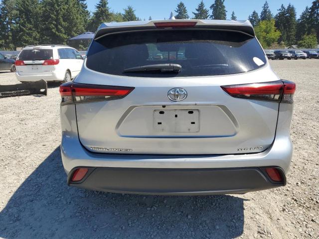 5TDGZRBH0LS508014 - 2020 TOYOTA HIGHLANDER XLE ვერცხლისფერი ფოტო 6