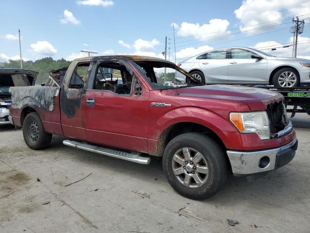 1FTFX1CF4DFB15943 - 2013 FORD F150 SUPER CAB RED photo 4