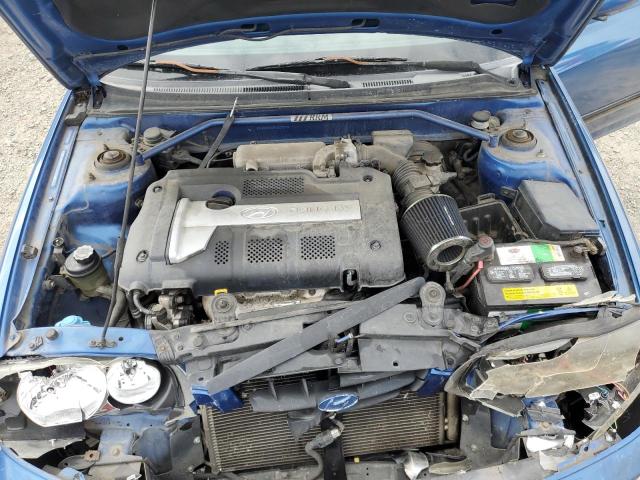 KMHDN56D25U157079 - 2005 HYUNDAI ELANTRA GLS BLUE photo 11