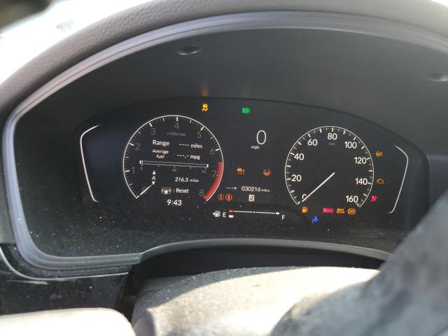 2HGFE1F79PH302495 - 2023 HONDA CIVIC EX BLUE photo 9