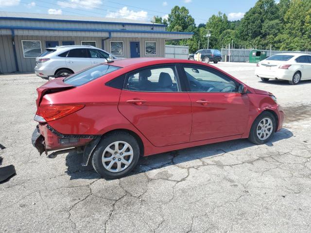 KMHCT4AE2EU758732 - 2014 HYUNDAI ACCENT GLS RED photo 3