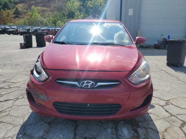 KMHCT4AE2EU758732 - 2014 HYUNDAI ACCENT GLS RED photo 5