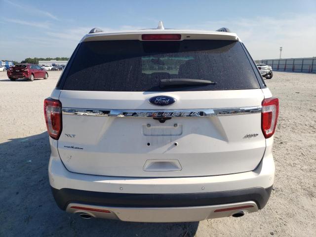 1FM5K8D8XHGA30667 - 2017 FORD EXPLORER XLT თეთრი ფოტო 6