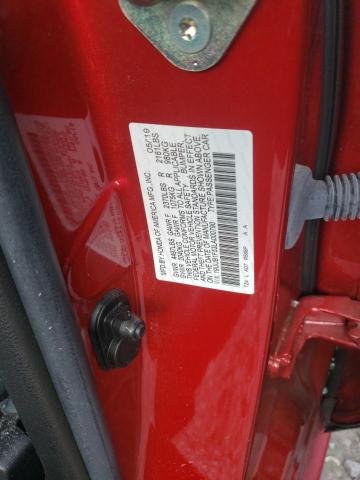 19UUB1F53LA000790 - 2020 ACURA TLX TECHNOLOGY RED photo 12