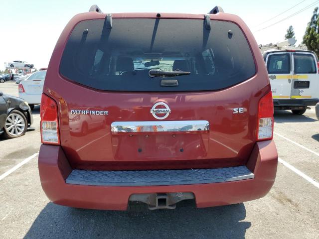 5N1BR18A48C600513 - 2008 NISSAN PATHFINDER LE 红色 照片 6