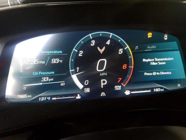 1G1YA3D41P5114044 - 2023 CHEVROLET CORVETTE STINGRAY 1LT ORANGE photo 9