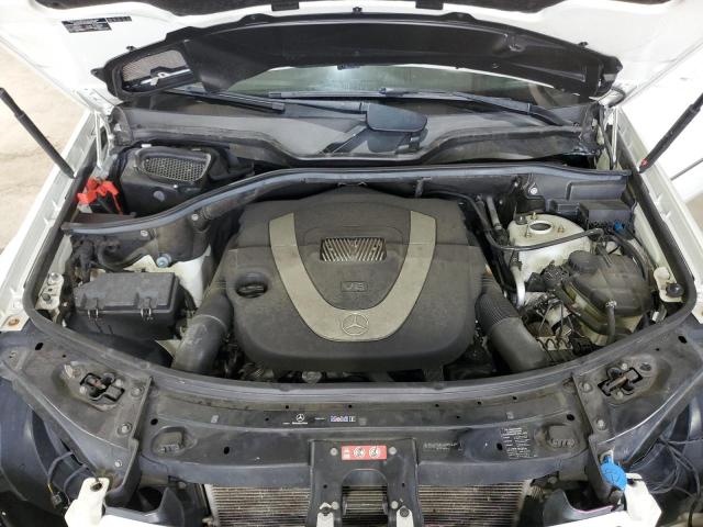 4JGBB8GB8BA678593 - 2011 MERCEDES-BENZ ML 350 4MATIC WHITE photo 12