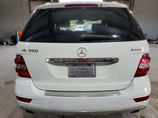4JGBB8GB8BA678593 - 2011 MERCEDES-BENZ ML 350 4MATIC WHITE photo 6