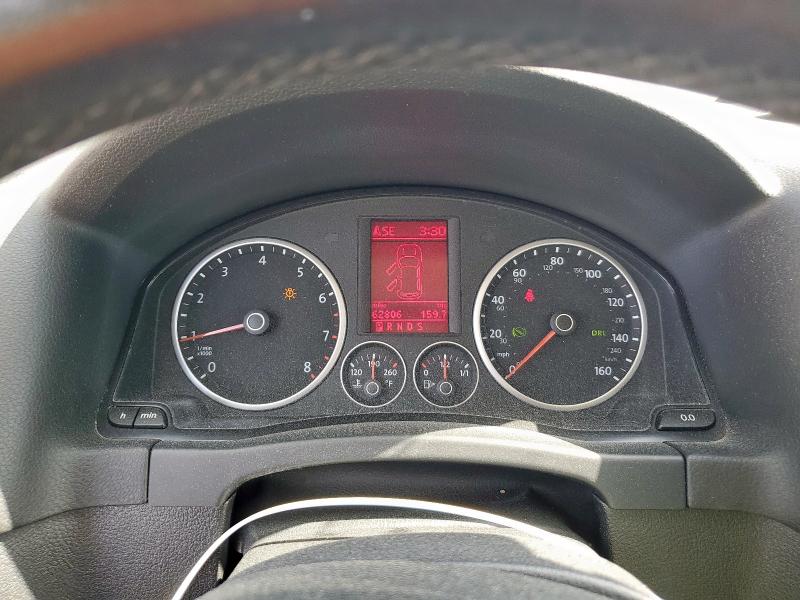 WVGAV75N39W545750 - 2009 VOLKSWAGEN TIGUAN S BLACK photo 9