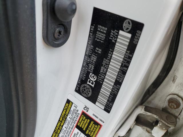 4T1B21HK2LU014621 - 2020 TOYOTA CAMRY XLE Beyaz fotoğraf 13