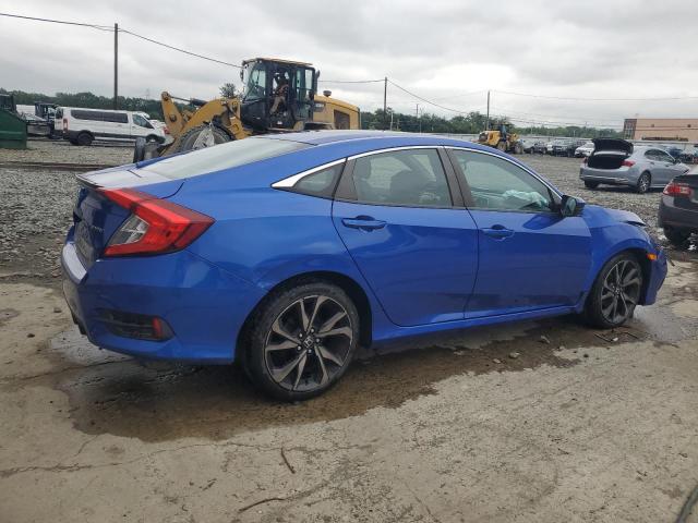 2HGFC2F81KH539124 - 2019 HONDA CIVIC SPORT BLUE photo 3