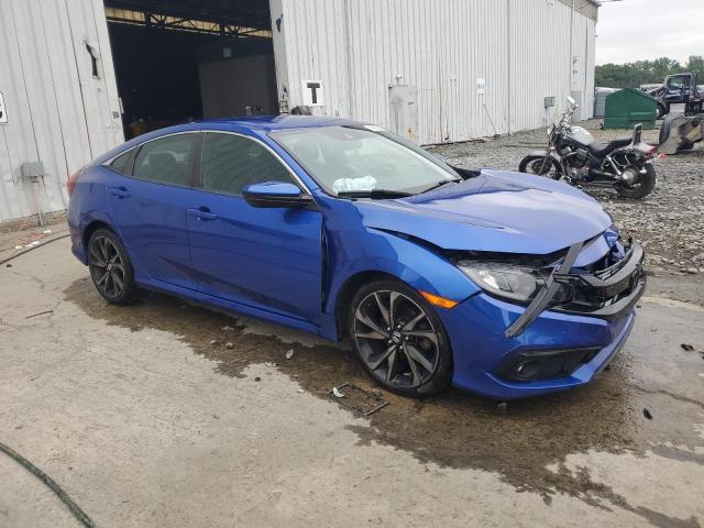 2HGFC2F81KH539124 - 2019 HONDA CIVIC SPORT BLUE photo 4
