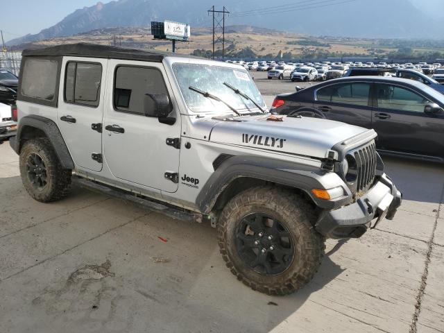 1C4HJXDG7NW169274 - 2022 JEEP WRANGLER U SPORT SILVER photo 4