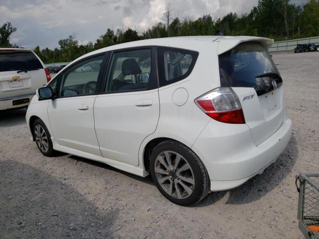 JHMGE8H54CC000633 - 2012 HONDA FIT SPORT WHITE photo 2