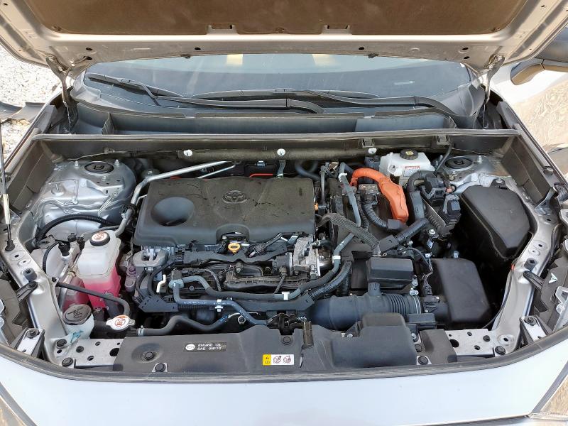 4T3LWRFV7MU046509 - 2021 TOYOTA RAV4 LE SILVER photo 12