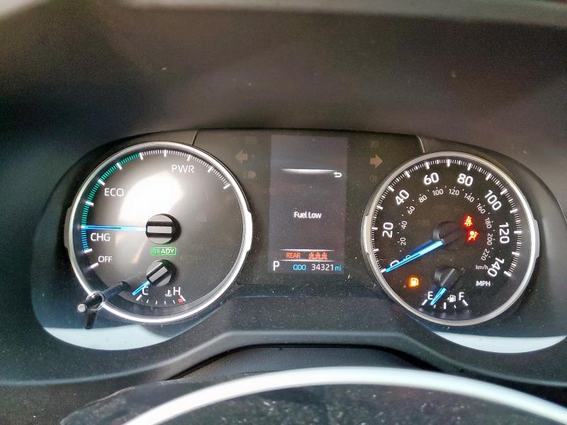 4T3LWRFV7MU046509 - 2021 TOYOTA RAV4 LE SILVER photo 9