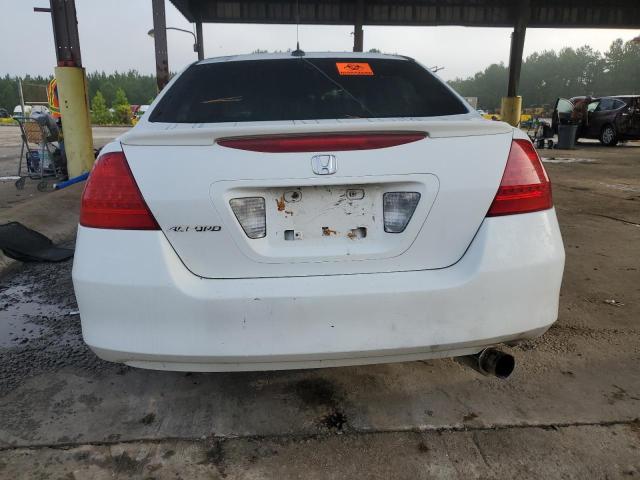 1HGCM563X7A001758 - 2007 HONDA ACCORD SE WHITE photo 6