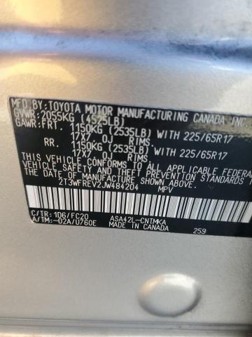 2T3WFREV2JW484204 - 2018 TOYOTA RAV4 ADVENTURE SILVER photo 13