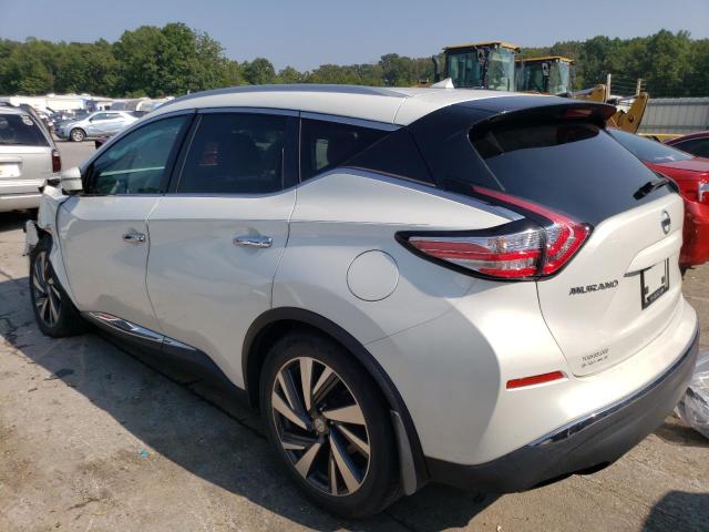 5N1AZ2MH2FN288729 - 2015 NISSAN MURANO S WHITE photo 2